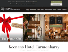 Tablet Screenshot of keenanshotel.ie